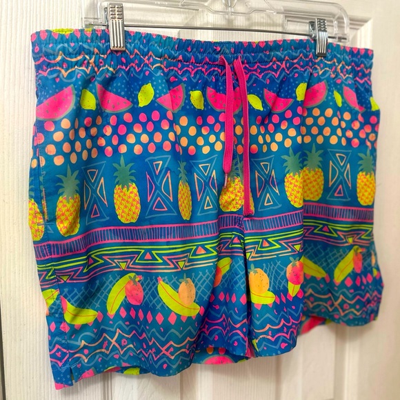 chubbies Other - Chubbies Men's Neon Fruit Patterned Swim Shorts, Medium